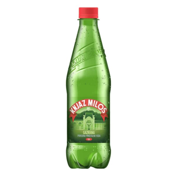 KNJAZ MILOŠ gazirana voda 0.5l